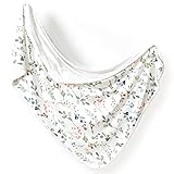 GRSSDER Baby Blankets Super Soft Jersey Knit Swaddle Blanket for Baby Girls and Boys, Double Layer Receiving Blankets 34 x 44 Inches Extra Large for Baby Show Gift, Watercolor Leaves