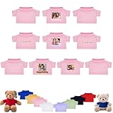 Conjunto de ropa personalizada para osito de peluche con foto y nombre: Crea un look especial para tus peluches con ropa para ositos, incluyendo sudaderas, camisetas o sudaderas vibrantes a tu medida. Ideal para personalizar tu ropa de peluche, este conjunto te permite añadir nombres, fechas o fotos