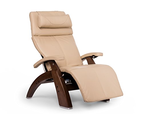 Sillón ergonómico reclinable piel premium blanco marfil miniatura 1