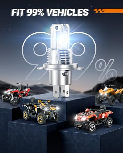 Sealight H4LED H4 Bulb, 1:1 Real Size 36000Lm 9003/Hb2 Fog Light Bulbs, 700% Super Bright 6500K Cool White thumb #6