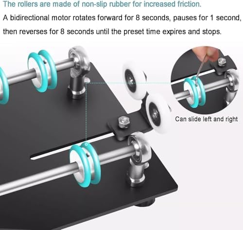 Electric Film Processor Machine - Automatic Darkroom Development with 1-30min Timer, 4 Preset Programs, Extension Rod Up to 38cm
