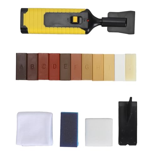 Kit de Cera para Reparo de Piso, Kit de Reparo de Piso de Madeira de 11 Cores para Consertar Móveis