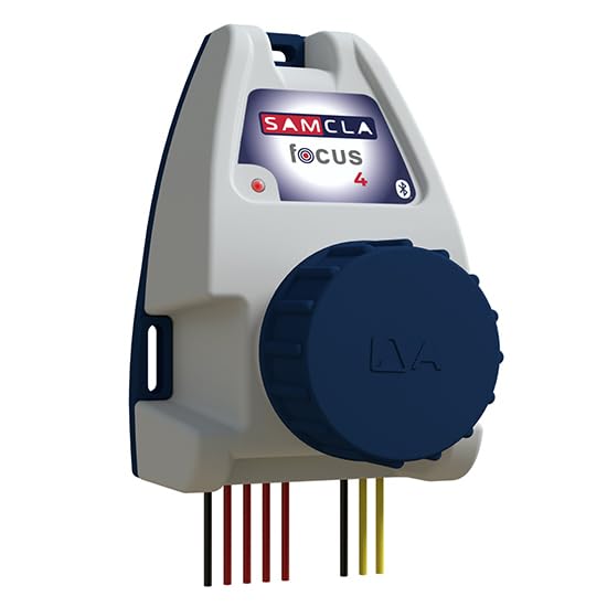Programmatore di irrigazione SAMCLA Focus 4 zone Bluetooth | Funziona a batterie AA | Attivazione manuale | Ingresso sensore | Fino a 3 anni di autonomia