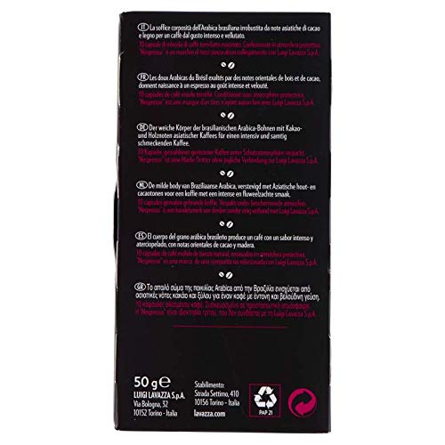 Image of Lavazza Nespresso Compatible Coffee Capsules (5 Pack of 10) (Deciso)