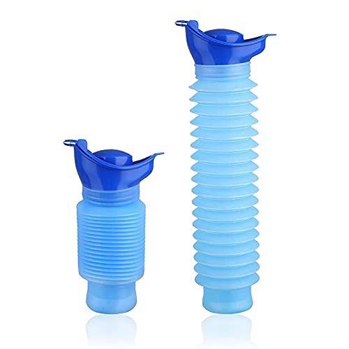 BAYINBROOK Urinoir rétractable,Urinoir Portable pour Homme et Femme,Dispositif de miction d'urgence adapté aux Voyages,au Camping et à la Marche,Bouteille d'urinoir réutilisable (A)
