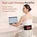 Comfytemp Red Light Therapy for Body, 14.4'' x 6.1'' Near Infrared Light Therapy Wrap, FSA Eligible HSA Flexible Soft Light Pad for Back Waist Belly Knee Joint Muscle, 660nm & Invisible 850nm(Corded)