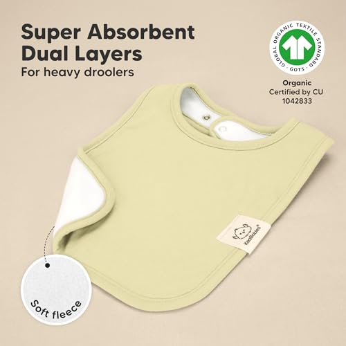KeaBabies 8-Pack Toddler Drool Bibs for Boy, Girl and 8-Pack Baby Bibs - Soft Cotton Drooling Bib for Kids, Infant, Babies - Teething Drool Catcher4