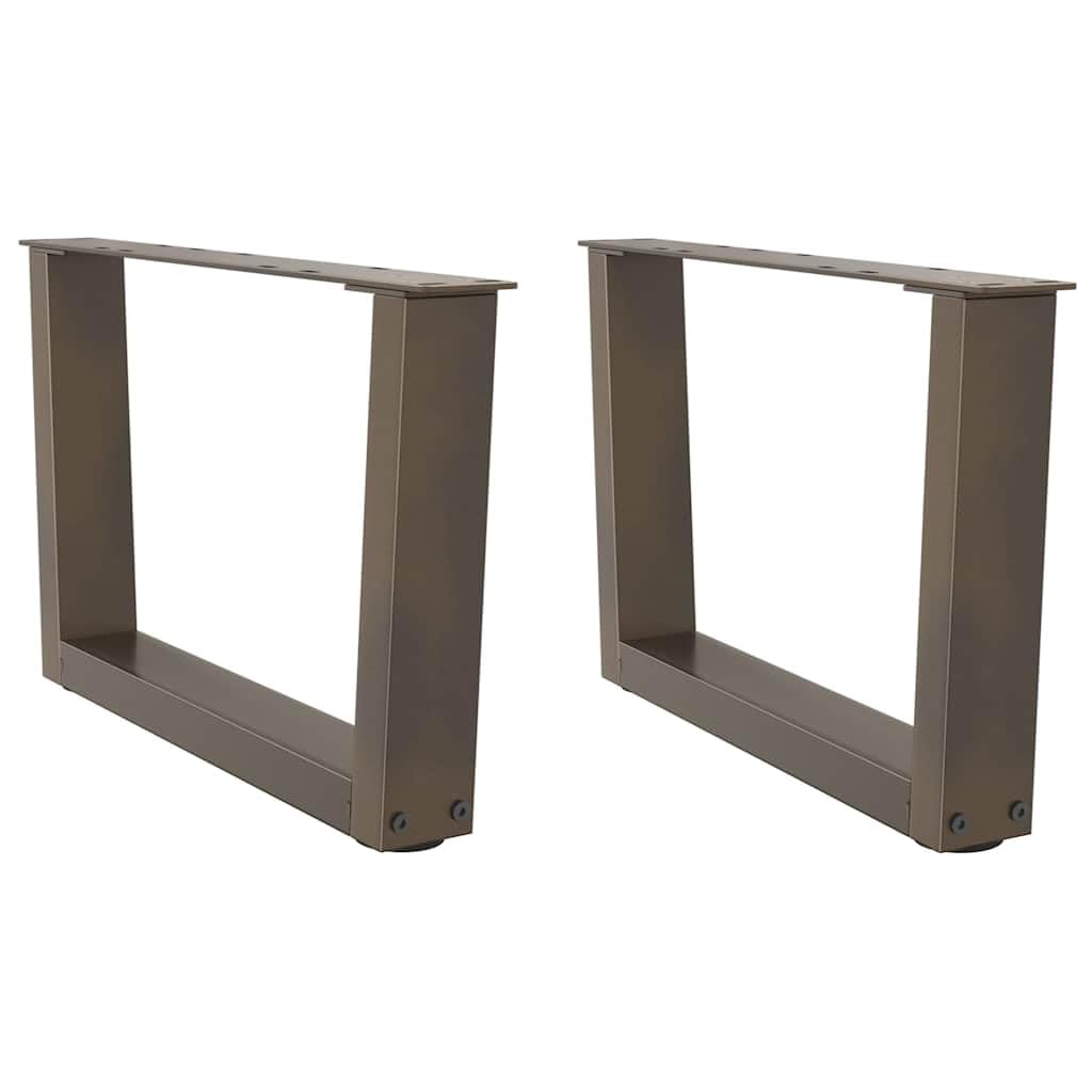 Pieds de table basse en V en acier pour table à manger et bureau