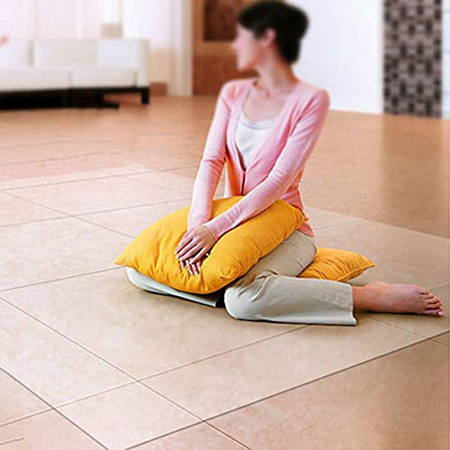 Coussin de pied en PVC transparent 80x80cm pour protéger le sol de la cuisine et de l'entrée