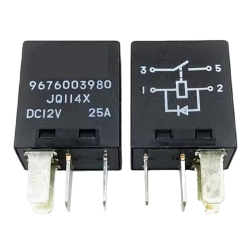 Relais 9676003980 12VDC 4 broches DCV12 pour circuit automobile - 2