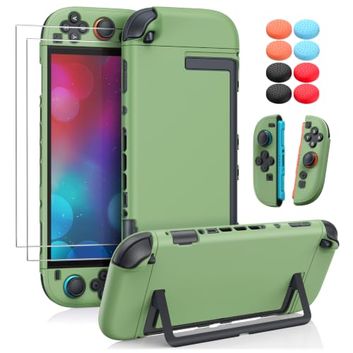Image of WAXITY Dockable Protective Case for Nintendo Switch 2-Light Green