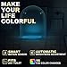 MIEFL Toilet Light Motion Sensor 16 Colors Changing (2 Pack),LED Glow Bowl inside Toilet Light, Smart Night Light for Bathroom, Cool Funny White Elephant Gag Gift Christmas Dad Teen Boy Girl Men Women