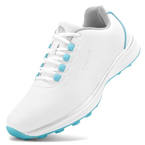 Zapatos de golf para mujer con suela híbrida impermeable y diseño deportivo