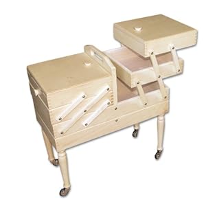 Aumüller 31/202/1 Holznähkasten, Beige