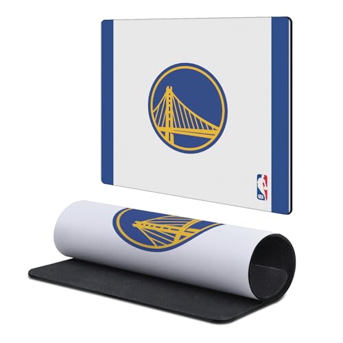 Head Case Designs Officially Licensed NBA White Design Golden State Warriors Logo 9.84 x 11.81 x 0.12 inches (250 x 300 mm) - S Gaming Office Desk PC Keyboard Mouse Mat Pad
