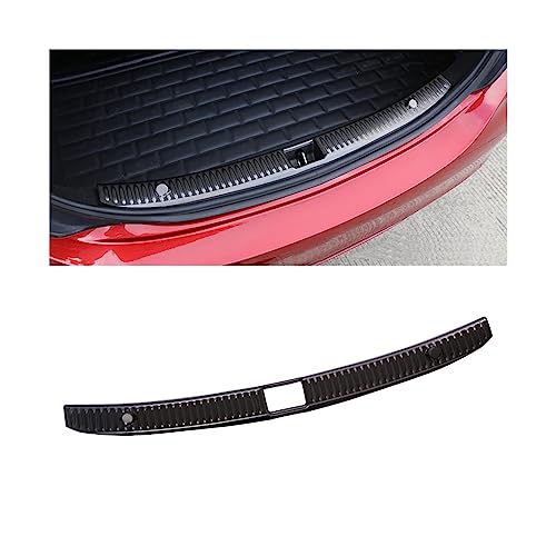 Seuil de coffre acier inoxydable Mercedes W205 garniture élégante intérieur 1