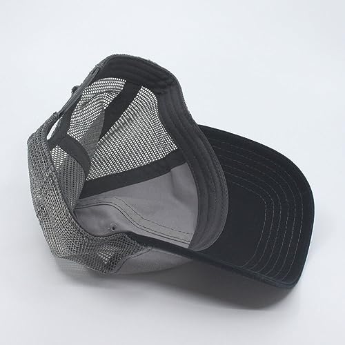 Image of The Vintage Year Washed Cotton Unstructured Soft Mesh Adjustable Trucker Baseball Cap