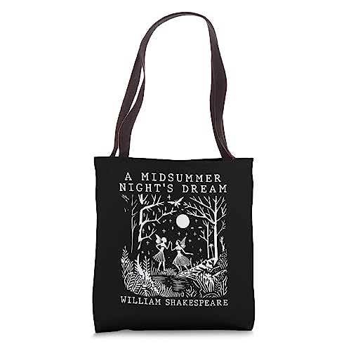 Bolso tipo tote con diseño de 'El sueño de una noche de verano' de William Shakespeare, teatro y poesía dramática miniatura 1