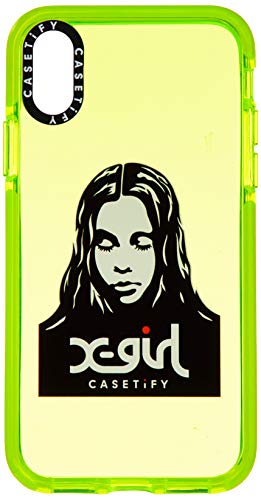 [エックスガール] X-girl × CASETiFY MOBILE CASE for iPhone X/XS 105201054044 イエロー