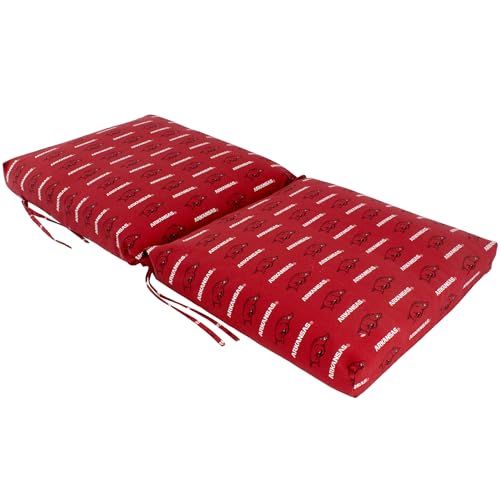 Image of College Covers Everything Comfy Arkansas Razorbacks 2pc Chair Cushion