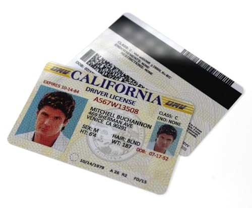 DUB SPENCER 1x Fake ID Mitch Buchannon Rettungsschwimmer aus Baywatch von Malibu lustiger Scherzartikel Ausweis unechte Driver License für Geburtstag als witziges Gag Geschenk (1er Pack) für 4,00 EUR bei Amazon Bild: DUB SPENCER 1x Fake ID Mitch Buchannon Rettungsschwimmer aus Baywatch von Malibu lustiger Scherzartikel Ausweis unechte Driver License für Geburtstag als witziges Gag Geschenk (1er Pack) für 4,00 EUR bei Amazon