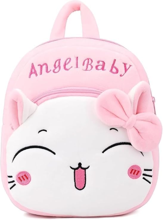 Kids School Bag for Boys & Girls | Cartoon Print Bag for Nursery, LKG, UKG | Lightweight Backpack (School Bag For Kids) (Angel-Baby-S1E)-image-48