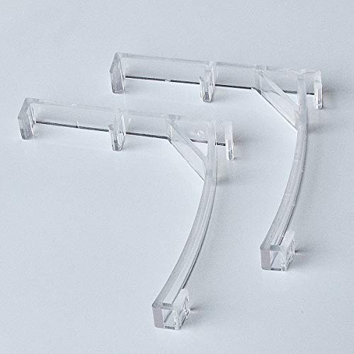CUTELEC Valance Clips 2pack for 3-1/2inch(89mm) Vertical Blinds Clear Color