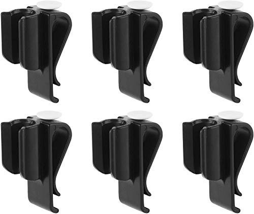 Bluecell 6pcs Black Color Golf Bag Clip on Putter Holder Golf Putter Clip