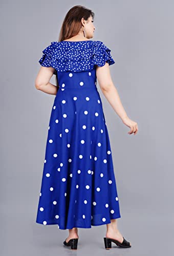 Image of Women's Polka Dot Fit and Flared Royon Dress