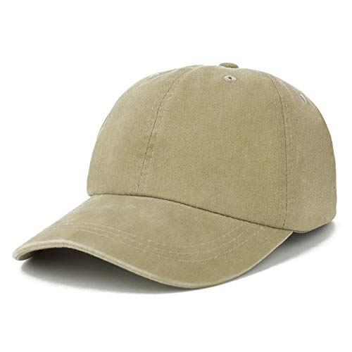 Image of Trendy Apparel Shop Oversize XXL Pigment Dyed Washed Cotton Baseball Cap