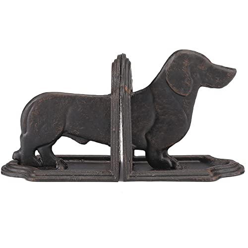 Phaxth Dachshund Dog Bookends Decorative, Wiener Dog Book Ends, Pair #TOP5