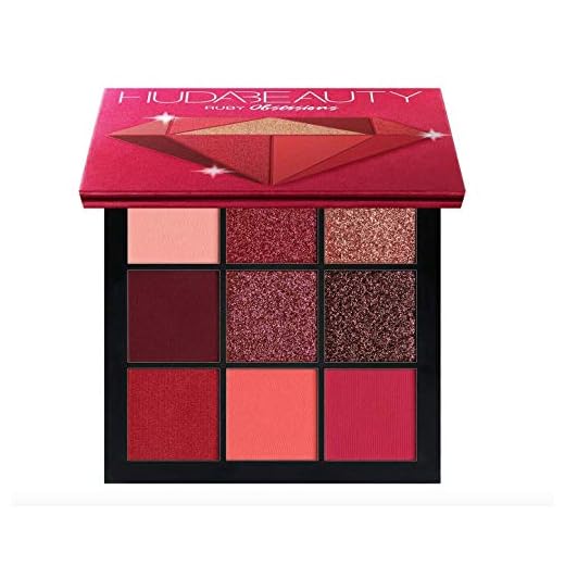 HUDA BEAUTY Obsessions Eyeshadow Palette COLOR: Ruby