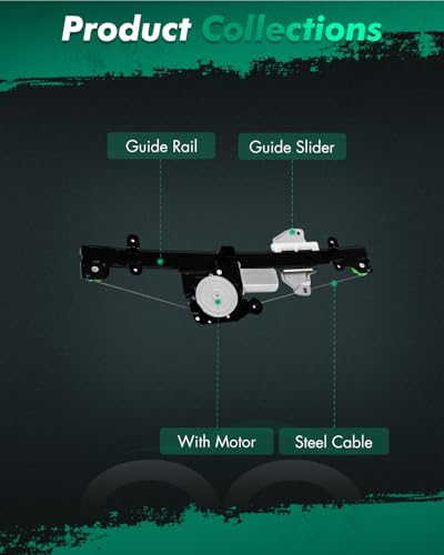 Image of SCITOO Power Window Regulator w /Motor for Honda Civic 2001-2005