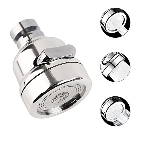 Solimeta Kitchen Sink Faucet Aerator, 360° Rotatable Faucet Sprayer Head Replacement, Water Saving Faucet #TOP1