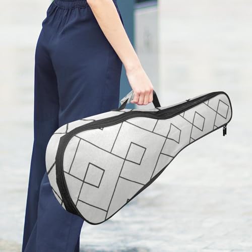 JRHEJTHH Housse imperméable durable pour ukulélé avec épaules réglables pour 53,3 cm, 58,4 cm, 61 cm, rembourrage épais, motifs géométriques abstraits, gris, Multicolore., 25.9x9x3.1in/66x23x8cm, - Les Beatles, Paul McCartney, John Lennon, RIngo Starr, George Harrison JRHEJTHH Housse imperméable durable pour ukulélé avec épaules réglables pour 53,3 cm, 58,4 cm, 61 cm, rembourrage épais, motifs géométriques abstraits, gris, Multicolore., 25.9x9x3.1in/66x23x8cm, – Image 7
