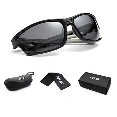JUST GO Polarized Sports Sunglasses for Baseball Running Cycling Fishing Golf2