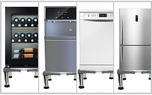 調節可能な食器洗い機ベース ワインクーラースタンド ベース高さ 14/19/24/29cm 冷蔵庫用スタンド 長さ/幅 43-65c