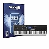 savvies Protector Pantalla para Yamaha MODX8+ (6 Unidades) Película Ultra Transparente