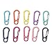 ZHENZQ 10pack Multipurpose Small Carabiner Clip Fashionable Unisex Carabiner Clip for Keychains and Camping Equipment