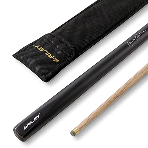 Funky Chalk Riley Ronnie O'Sullivan Limited Edition MIDNIGHT ROCKET 48 Inch 2 Piece Centre Joint Junior Kids Snooker Pool Cue and Soft Case Set - 9.5mm Tip