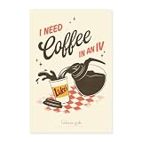 Spreadshirt Gilmore Girls I Need Coffee In An IV Zitat 