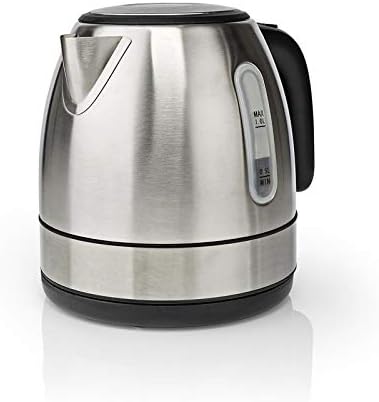 Ex-Pro Electric Kettle, 1.0L Capacity with Quick Boil Time, Boil-Dry Protection and Removable Filter for Fresher Water, 2150W - Stainless Steel