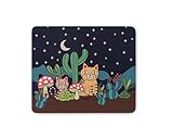 SPACE-INSPIRED ARTWORK: Whales drifting through a star-filled sky bring imagination and color to your desk SMOOTH, RESPONSIVE SURFACE: Soft microfiber top allows accurate tracking and consistent glide for all mouse types NON-SLIP RUBBER BASE: Provide...