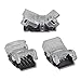 GRIVER 4 Pin LED Connector for Waterproof 5050 RGB LED Strip Light - Strip to Wire Quick Connection (12Pcs 4-Pin Strip to Wire Connectors)