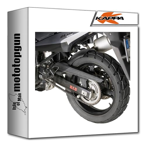 Garde boue arriere moto Kappa KMG532 noir pour Suzuki V Strom 650 2017-2023