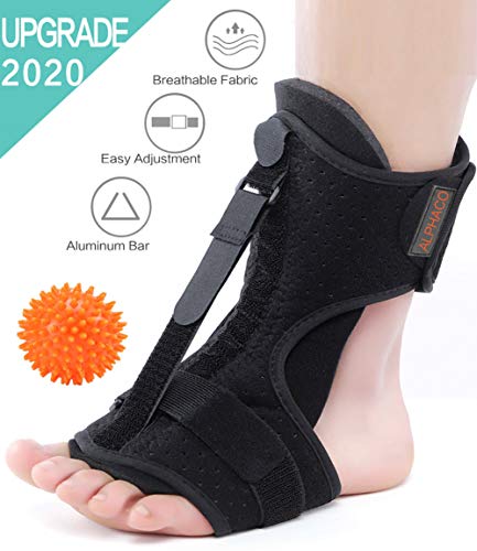 Plantar Fasciitis Night Splint Support Brace, Adjustable Dorsal Night Splints for Plantar Fasciitis