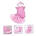 LIFKOME Boy Girl Princess Dress Suit Tutu Skirt Girl Outfit Headband Tulle Skirt Romper Dress Easy Wear and Remove Fashionable and Comfortable