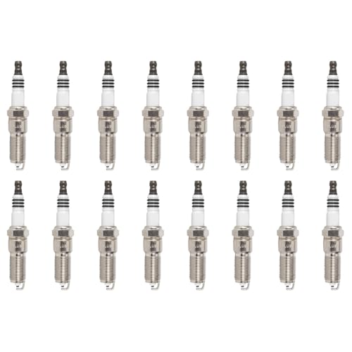 ENA Set of 16 Spark Plug Compatible with Dodge Chevrolet ...