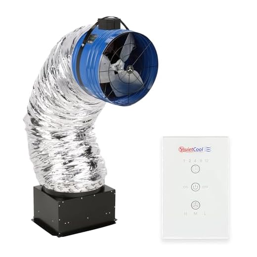 Quietcool QC CL-2250 RF Classic Advanced Whole House Fan with Wireless Control - Up to 2465 CFM - Two Speed - Covers up to 1,233 SQFT - 10 Year Warranty - Removable Grille