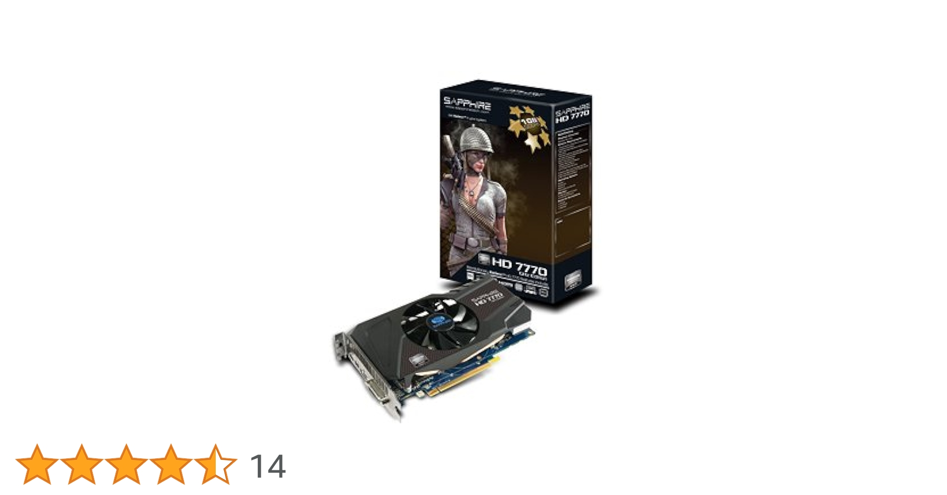 Amazon | SAPPHIRE Radeon ビデオカード HD7770 1G GDDR5 PCI-E HDMI